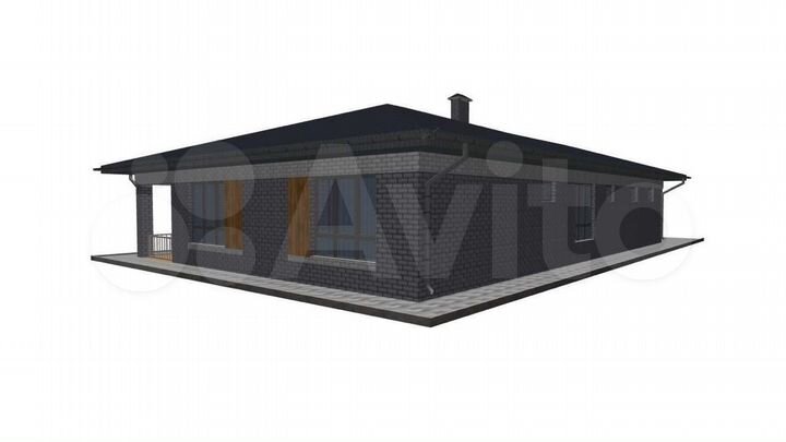 Коттедж 155 м² на участке 7,5 сот.