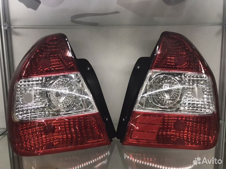 Фонари Hyundai Accent задний хрусталь
