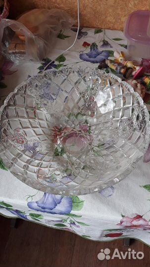 Ваза хрустальная большая СССР