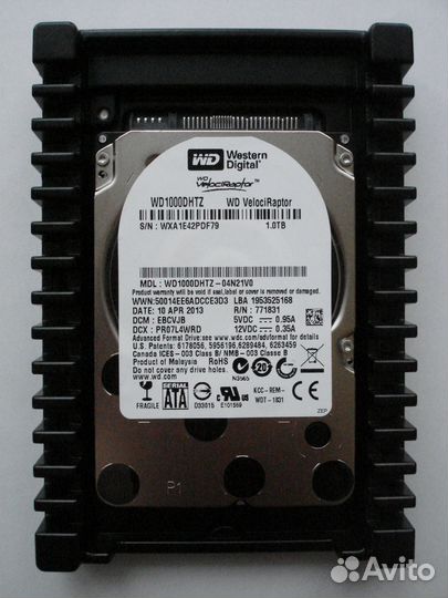 Новый VelociRaptor 1Tb WD1000dhtz