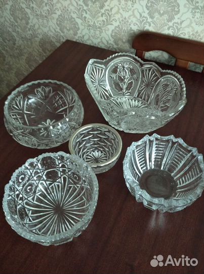 Вазы хрустальные СССР