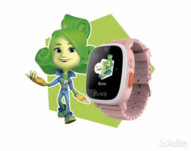 Детские часы с gps Elari FixiTime 3 розовые