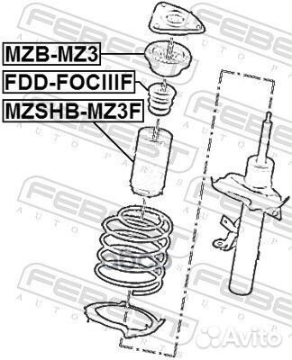 Отбойник амортизатора ford focus III пер