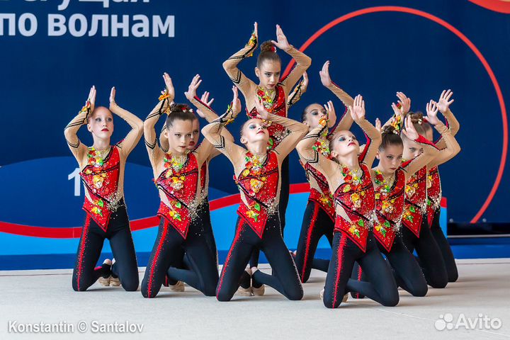 Купальники гимнастические для выступлений, 14 штук