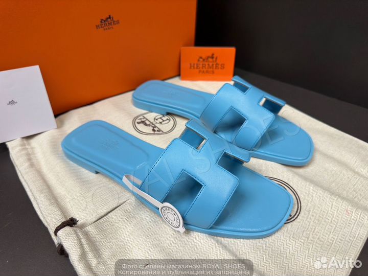 Шлепанцы женские Hermes Oran Slide