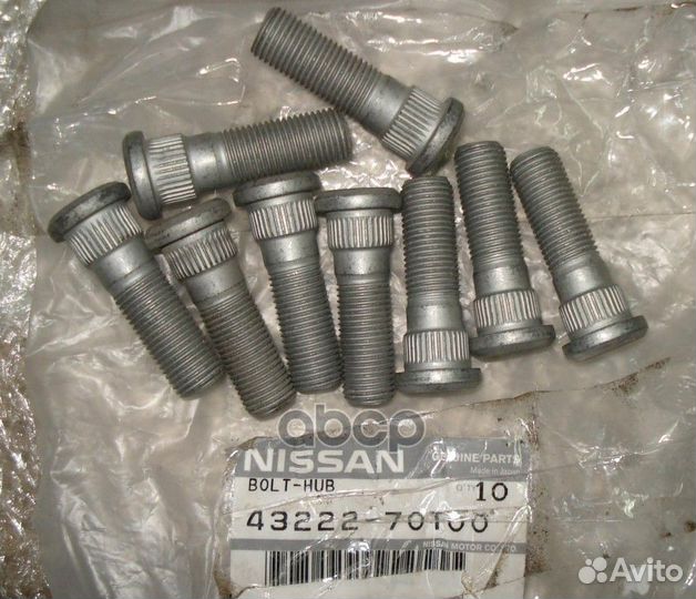 Шпилька ступицы nissan 43222-70T00 43222-70T00