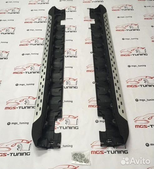 Пороги на Mercedes Benz GLK X204 с 2008-2015 года