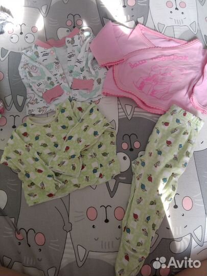 Детские вещи пакетом на девочку 3-4мес