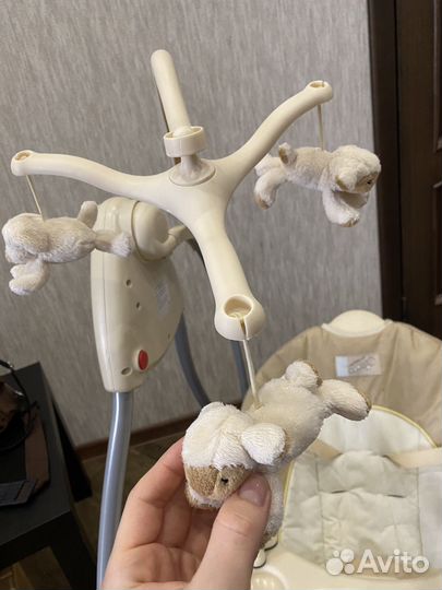 Детские электронные качели graco