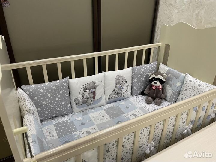 Бортики в детскую кроватку