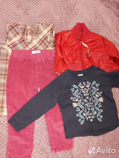 Вещи пакетом на девочку 92