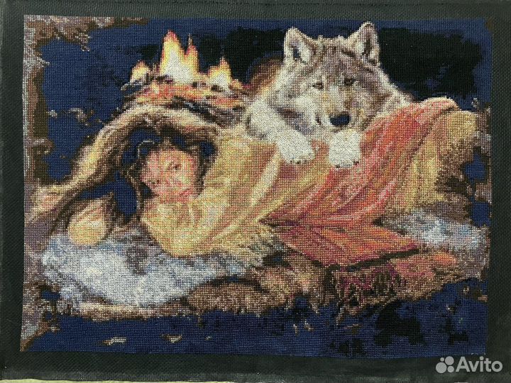 10 вышитых крестиком картин