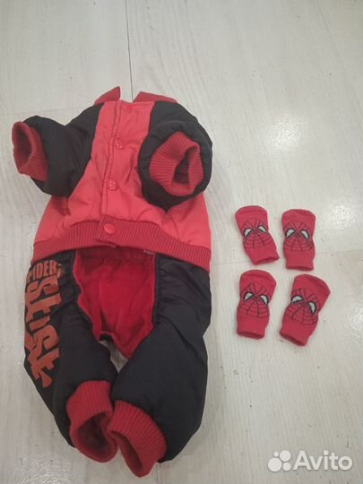 Комбинезон для собак зимний Marvel Человек-паук