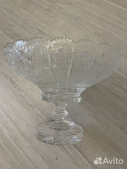 Ваза хрустальная фруктовница