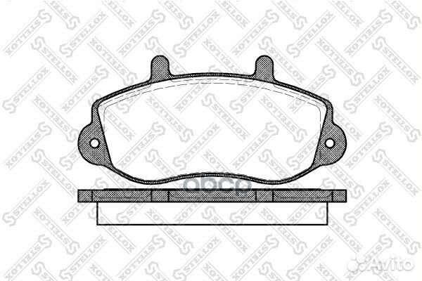 688 000-SX 677 00 колодки дисковые п Renault M