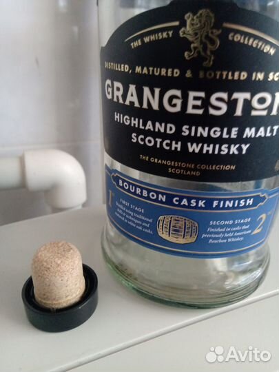 Бутылка + коробка от виски Grangestone