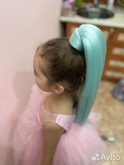 Хвост на резинке афрохвост афрорезинка