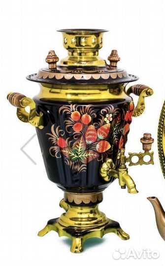 Самовар Тульский электрический чайник хохлома