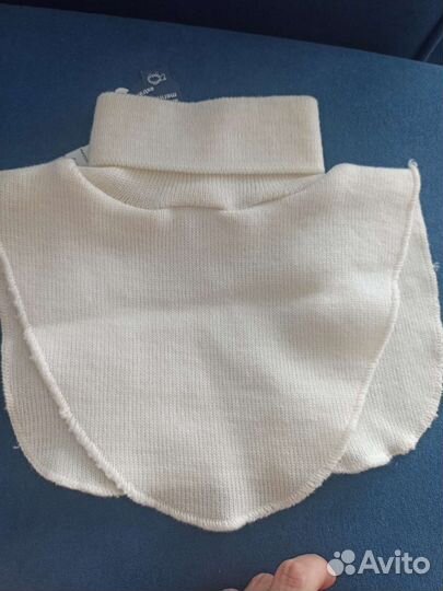 Манишка новая детская снуд шерсть мериноса 100