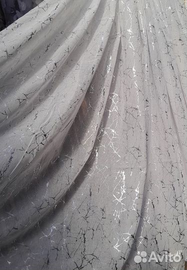 Тюль лен батист новый