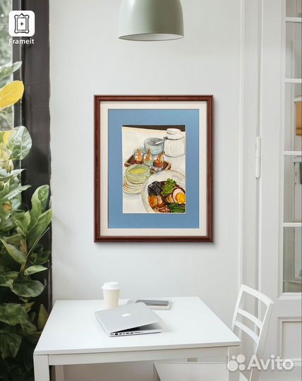 Натюрморт акварелью Ужин