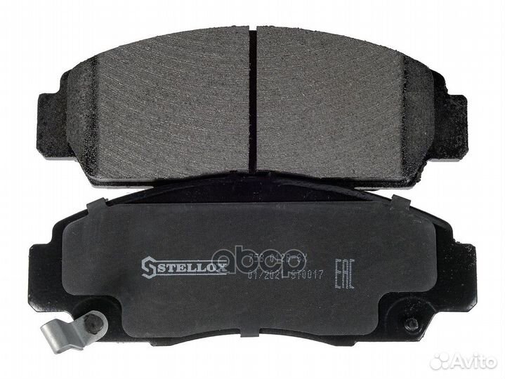 758 012B-SX колодки дисковые п. с антискр. пл