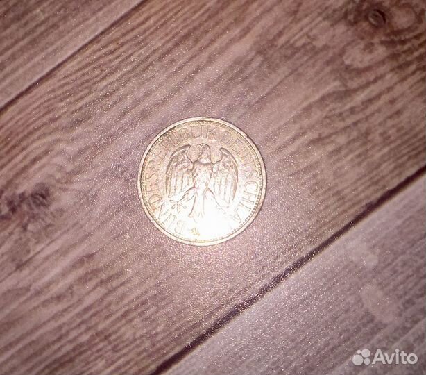 1 Deutsche mark 1974 год