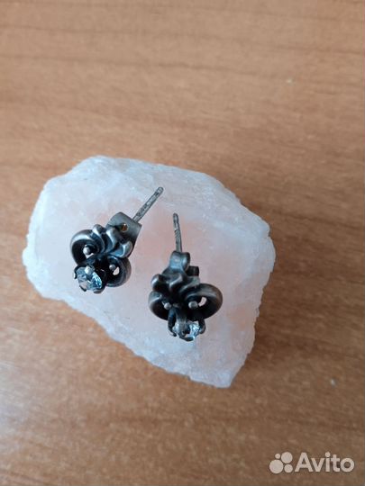 Серьги гвоздики СССР