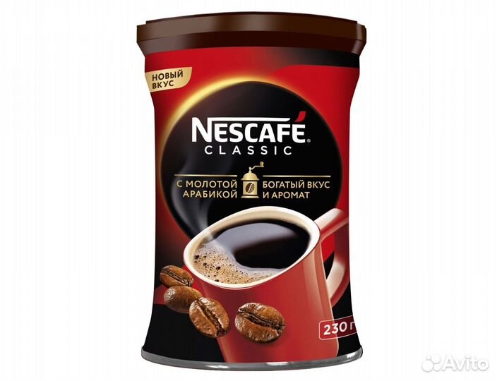 Растворимый кофе Nescafe Classic 230 г