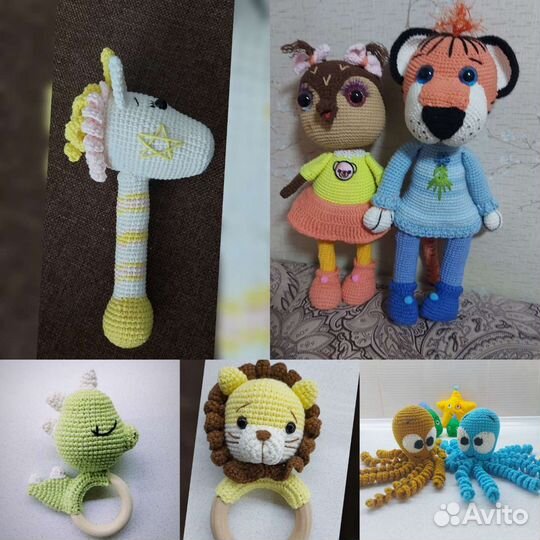Вязаные игрушки на заказ