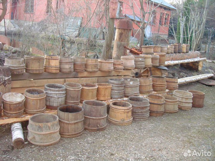 Старинный Жбан кадка бочонок лагун бочка