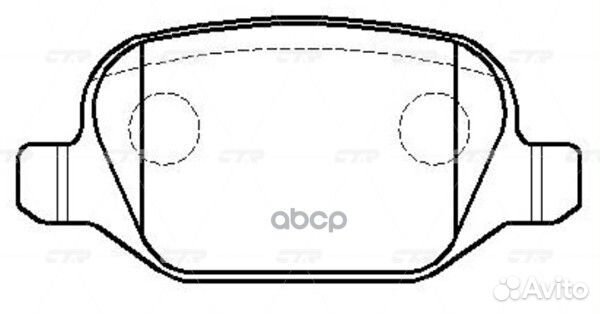 Колодки дисковые задние Alfa Romeo 156/GT 1.8T