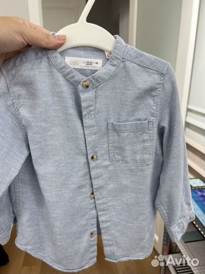 Рубашка zara для мальчика 92