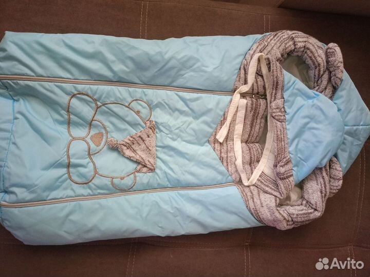 Конверт на выписку для мальчика весна осень