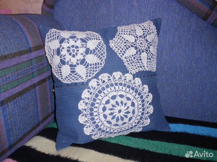 Подушки, салфетки, дорожки винтаж