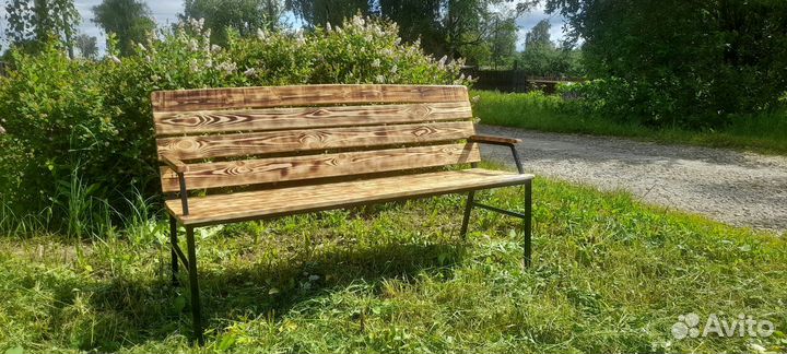 Скамейка лавочка садовая