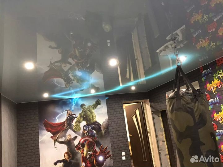 Установка и ремонт натяжных потолков(слив воды)