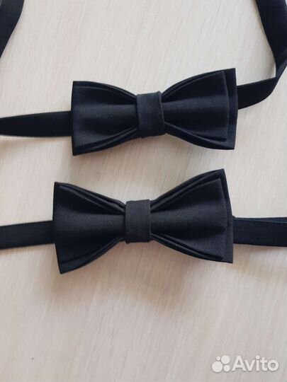 Галстук - бабочка черная