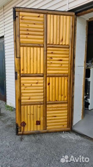 Ворота гаражные металлические бу
