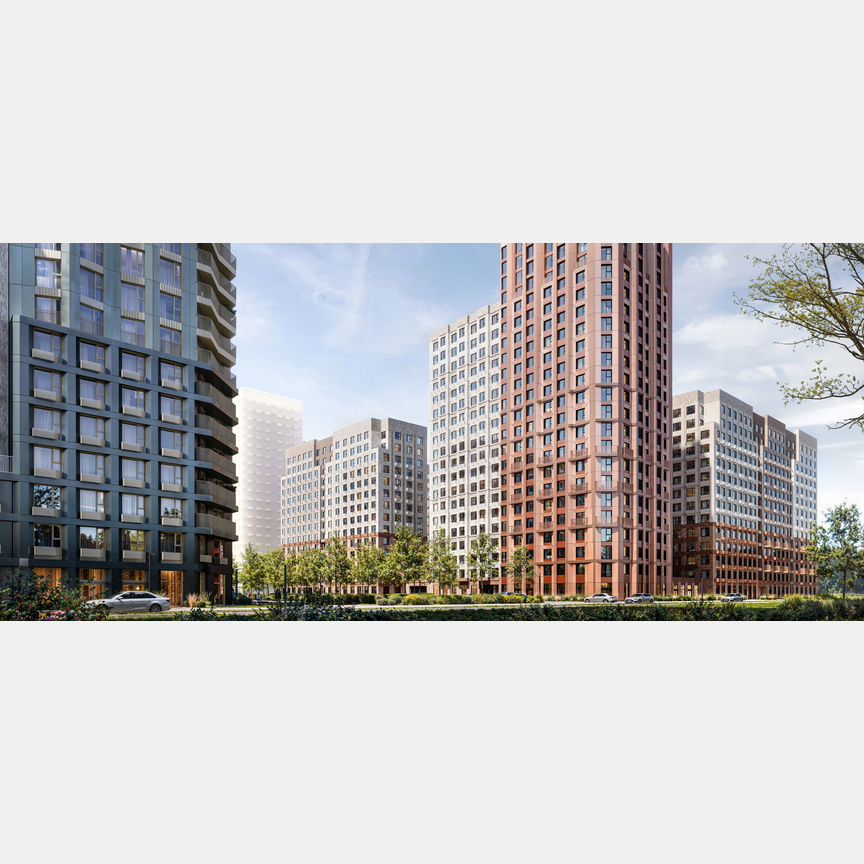 2-к. квартира, 61,8 м², 7/22 эт.