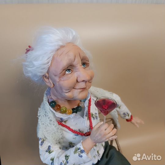 Интерьерная кукла ручной работы