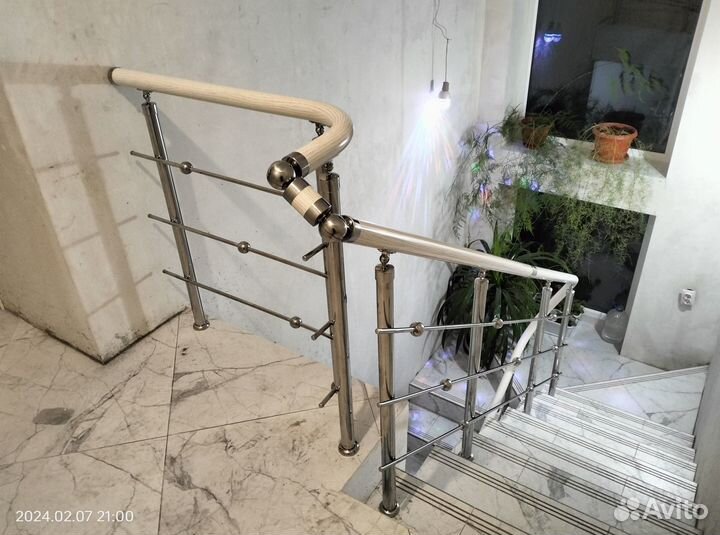 Перила для лестниц из нержавеющей стали