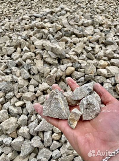 Щебень известковый 20/40 и другие