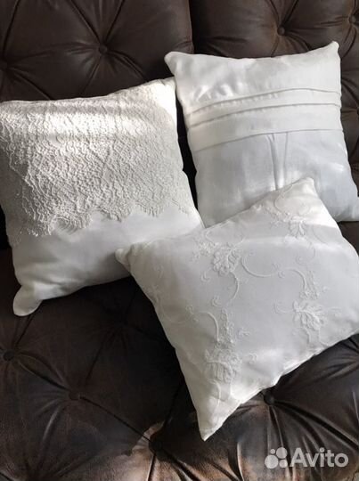 Подушки 3 шт Великобритания ручная работа