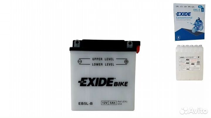 Аккумулятор на мотоцикл exide EB5L-B (YB5L-B