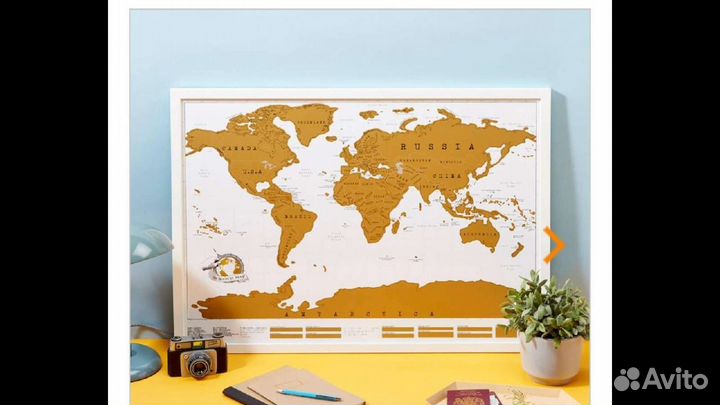 Карта путешественника, скрэч