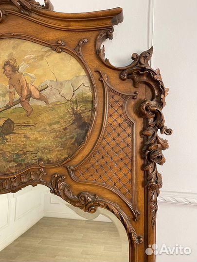 Антикварное зеркало «Путти»