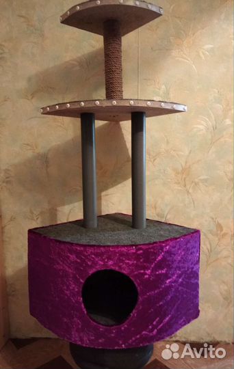 Домик для кошки с кохтеточкой