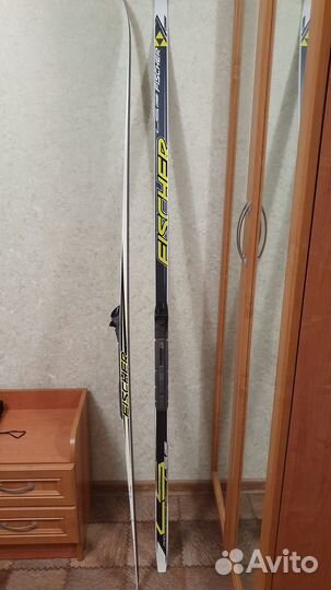 Лыжи fischer с креплением