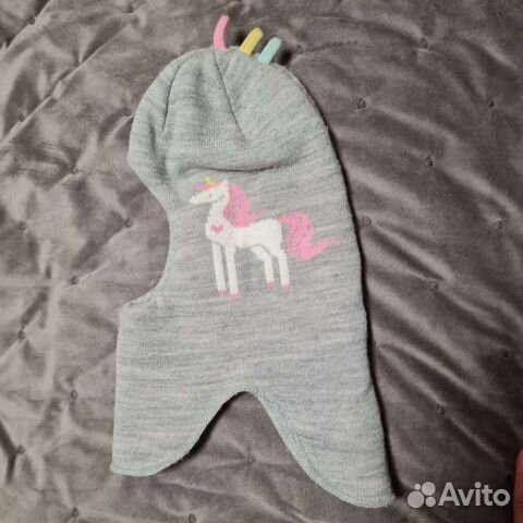 Шапка шлем crockid зимняя для девочки, р. 46-48